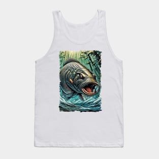 Arapaima Monster fish Amazon River For EXTREME ANGLERS / Pirarucu / Paiche Tank Top